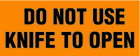Do Not Use Knife To Open