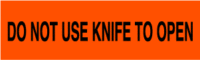 Do Not Use Knife To Open