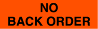 No Back Order