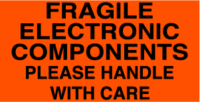 Fragile Electronic Components Please Handle With Care