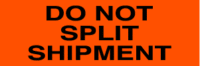 Do Not Split Shipment