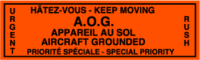 Keep Moving Aircraft Grounded Special Priority