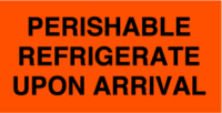 Perishable Refrigerate Upon Arrival