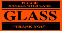 Please Handle With Care Glass "Thank You"
