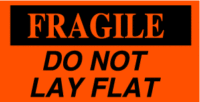 Fragile Do Not Lay Flat