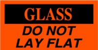 Glass Do Not Lay Flat