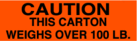 Caution This Cart Weights Over 100 LB.