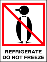 Refrigerate Do Not Freeze