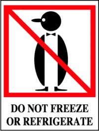 Do Not Freeze Or Refrigerate