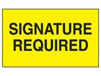 Signature Required