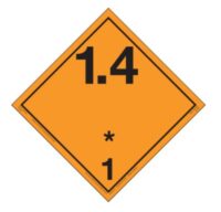 Hazard Class 1.4 - Explosive