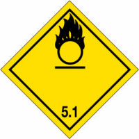 Hazard Class 5.1 – Oxidizer, Tagboard