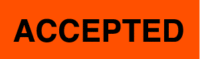 Accepted