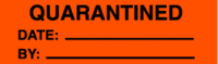 Quarantined Date: By: