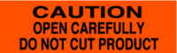 Caution Open Carefully Do Not Cut Product