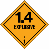 Hazard Class 1.4 - Explosive