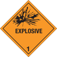 Hazard Class 1 - Explosive