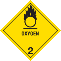 Hazard Class 2.2 (5.1) – Oxygen