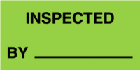 Inspected By: