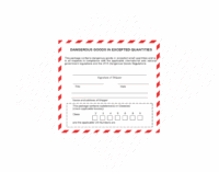 Dangerous Goods in Exceted Quantities
