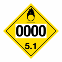 Hazard Class 5.1 – Oxidizer, UN Commodity #