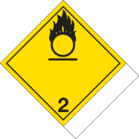 Hazard Class 2.2 (5.1) – Oxygen, Shipping Name -Standard Tab UN Commodity #