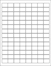 7/8'' x 5/8'' Multi Purpose  Laser & Ink Jet Sheet Labels