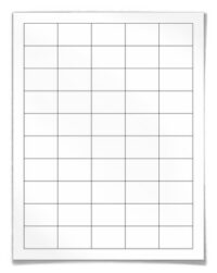 1-1/2'' x 1'' Bar Code  Laser & Ink Jet Sheet Labels
