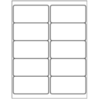 4'' x 2'' Shipping / Mailing Laser & Ink Jet Sheet Labels