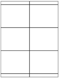 4-1/4'' x 3-1/2'' Shipping  Laser & Ink Jet Sheet Labels