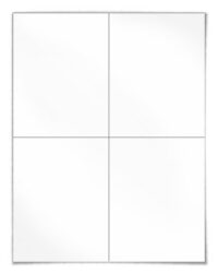 4-1/4'' x 5-1/2'' USPS, Amazon, eBay, Ecommerce Laser & Ink Jet Sheet Labels