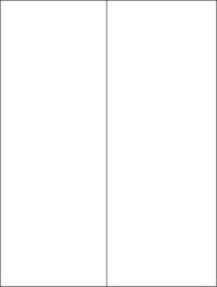 4-1/4'' x 11'' Multi Purpose  Laser & Ink Jet Sheet Labels