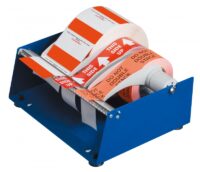 6" Metal Bench Top or Wall Mount Label Dispenser