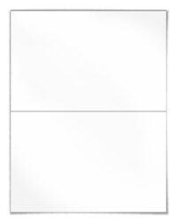 8-1/2'' x 5-1/2'' USPS, Amazon, eBay, Ecommerce Laser & Ink Jet Sheet Labels