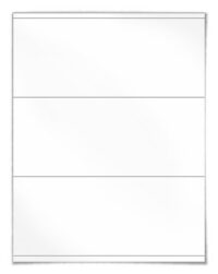 8-1/2'' x 3-2/3'' Multi Purpose  Laser & Ink Jet Sheet Labels