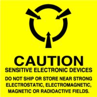 Caution, Electrostatic Sensitive Devices, Do Not Ship Or Store Near