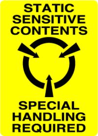 Static Sensitive Contents, Special Handling Required