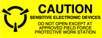 Caution, Sensitive Electronic Devices