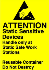 Attention Static Sensitive Devices