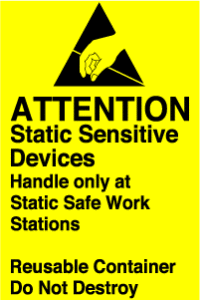 Caution, Sensitive Electronic Devices