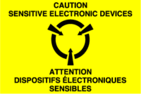 Caution, Sensitive Electronic Devices