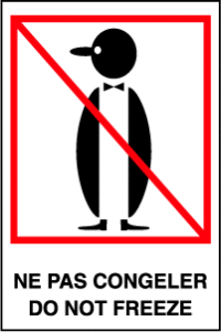 Do Not Freeze, Ne Pas Congeler