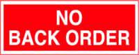 No Back Order