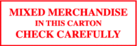 Mixed Merchandise In This Carton Check Carefully