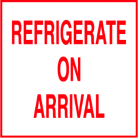Refrigerate On Arrival