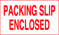 Packing Slip Enclosed