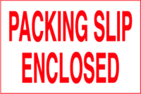 Packing Slip Enclosed