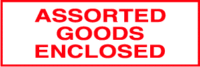 Assorted Goods Enclosed