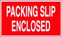 Packing Slip Enclsosed