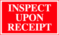 Inspect Upon Receipt
